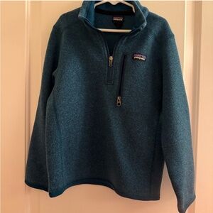 Patagonia half zip better sweater fleece size 5-6 girls